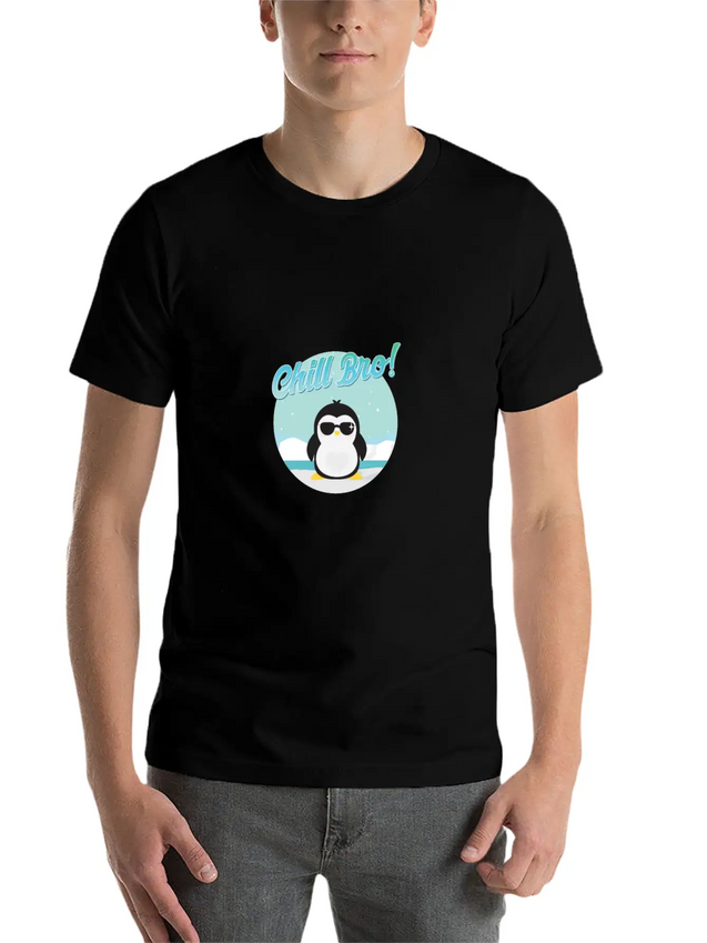 Chill Bro Lightweight Cotton T-Shirt – Daily Comfort Graphic Shirt