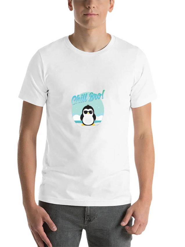 Chill Bro Lightweight Cotton T-Shirt – Daily Comfort Graphic Shirt