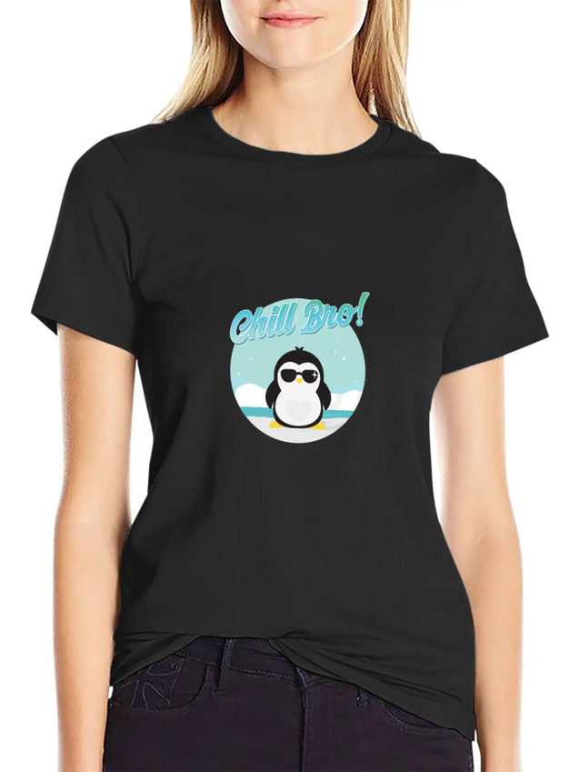 Chill Bro Lightweight Cotton T-Shirt – Daily Comfort Graphic Shirt