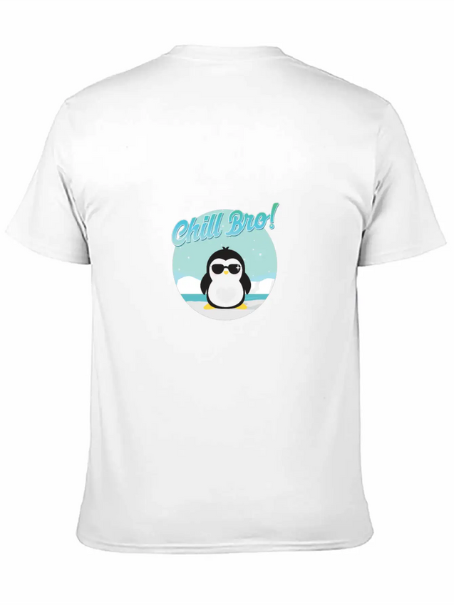 Chill Bro Lightweight Cotton T-Shirt – Daily Comfort Graphic Shirt