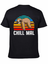 Chill Mal Faultier Lightweight Cotton T-Shirt – Daily Comfort Graphic Shirt