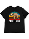 Chill Mal Faultier Lightweight Cotton T-Shirt – Daily Comfort Graphic Shirt