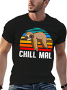 Chill Mal Faultier Lightweight Cotton T-Shirt – Daily Comfort Graphic Shirt