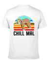 Chill Mal Faultier Lightweight Cotton T-Shirt – Daily Comfort Graphic Shirt