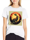 Chinese New Year The Year Of The Rabbit Lightweight Cotton T-Shirt – Daily Comfort Graphic Shirt