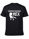 Chiropractic Spine Treatment SaurusRex Spinal Lightweight Cotton T-Shirt – Daily Comfort Graphic Shirt