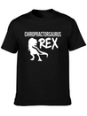 Chiropractic Spine Treatment SaurusRex Spinal Lightweight Cotton T-Shirt – Daily Comfort Graphic Shirt