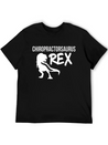 Chiropractic Spine Treatment SaurusRex Spinal Lightweight Cotton T-Shirt – Daily Comfort Graphic Shirt