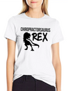 Chiropractic Spine Treatment SaurusRex Spinal Lightweight Cotton T-Shirt – Daily Comfort Graphic Shirt