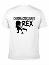 Chiropractic Spine Treatment SaurusRex Spinal Lightweight Cotton T-Shirt – Daily Comfort Graphic Shirt