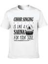 Choir Singing Cleans Your Soul Funny T-Shirt Gift Lightweight Cotton T-Shirt – Daily Comfort Graphic Shirt