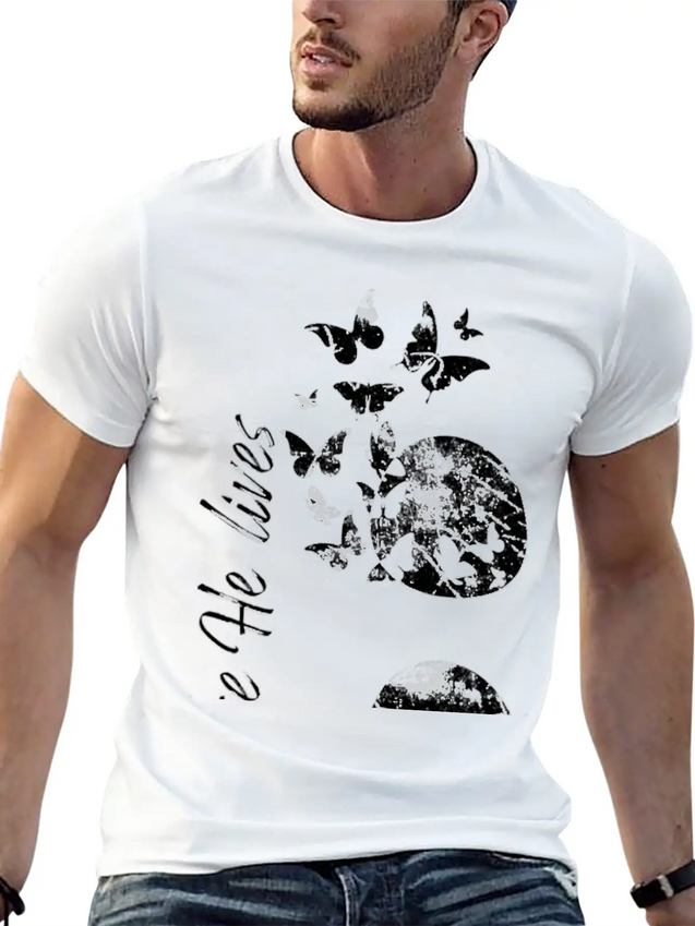 Christian Suicide Prevention Awareness Semicolon Lightweight Cotton T-Shirt – Daily Comfort Graphic Shirt