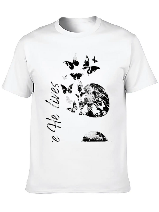 Christian Suicide Prevention Awareness Semicolon Lightweight Cotton T-Shirt – Daily Comfort Graphic Shirt