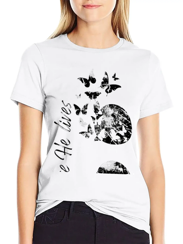 Christian Suicide Prevention Awareness Semicolon Lightweight Cotton T-Shirt – Daily Comfort Graphic Shirt