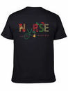 Christmas Theme Nurse T Shirt Lightweight Cotton T-Shirt – Daily Comfort Graphic Shirt