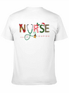Christmas Theme Nurse T Shirt Lightweight Cotton T-Shirt – Daily Comfort Graphic Shirt