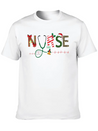 Christmas Theme Nurse T Shirt Lightweight Cotton T-Shirt – Daily Comfort Graphic Shirt