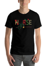 Christmas Theme Nurse T Shirt Lightweight Cotton T-Shirt – Daily Comfort Graphic Shirt