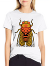 Cicada Vector 3 Colors Lightweight Cotton T-Shirt – Daily Comfort Graphic Shirt