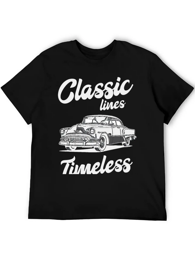 Classic Lines Timeless Designs Lightweight Cotton T-Shirt – Daily Comfort Graphic Shirt