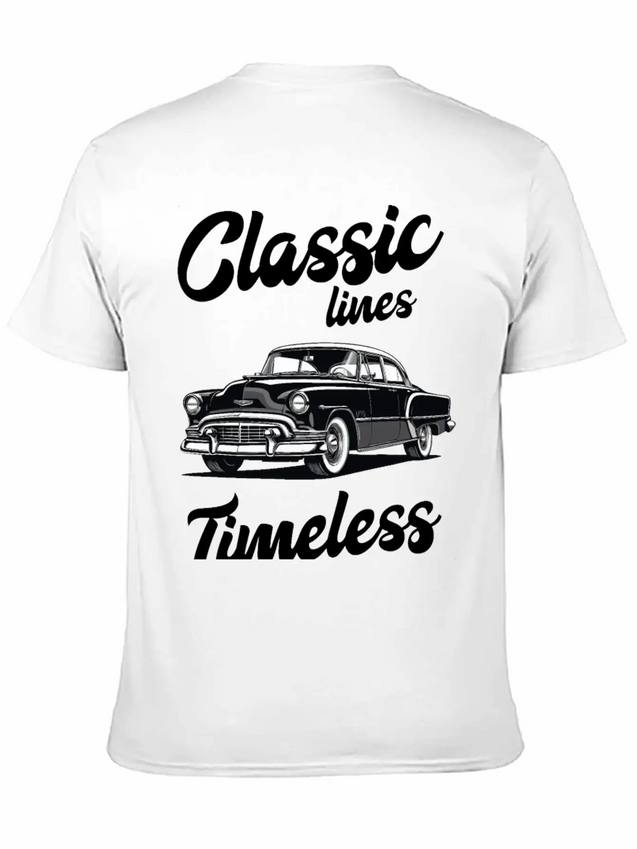 Classic Lines Timeless Designs Lightweight Cotton T-Shirt – Daily Comfort Graphic Shirt