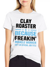 Clay Roaster Lightweight Cotton T-Shirt – Daily Comfort Graphic Shirt