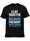 Clay Roaster Lightweight Cotton T-Shirt – Daily Comfort Graphic Shirt