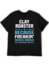 Clay Roaster Lightweight Cotton T-Shirt – Daily Comfort Graphic Shirt