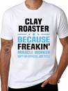 Clay Roaster Lightweight Cotton T-Shirt – Daily Comfort Graphic Shirt