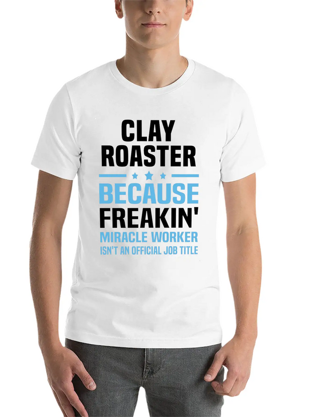 Clay Roaster Lightweight Cotton T-Shirt – Daily Comfort Graphic Shirt