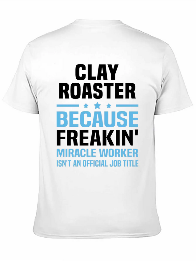 Clay Roaster Lightweight Cotton T-Shirt – Daily Comfort Graphic Shirt