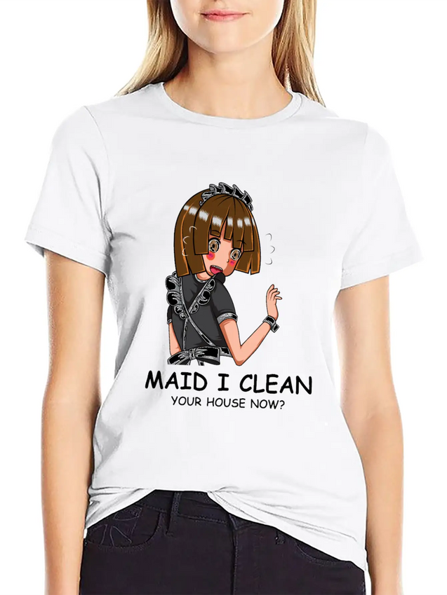 Clean House Industrious Person Gift Lightweight Cotton T-Shirt – Daily Comfort Graphic Shirt