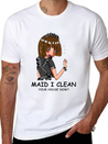 Clean House Industrious Person Gift Lightweight Cotton T-Shirt – Daily Comfort Graphic Shirt