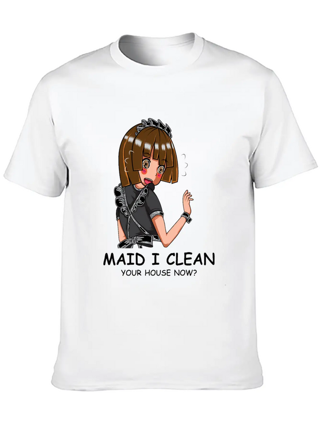Clean House Industrious Person Gift Lightweight Cotton T-Shirt – Daily Comfort Graphic Shirt