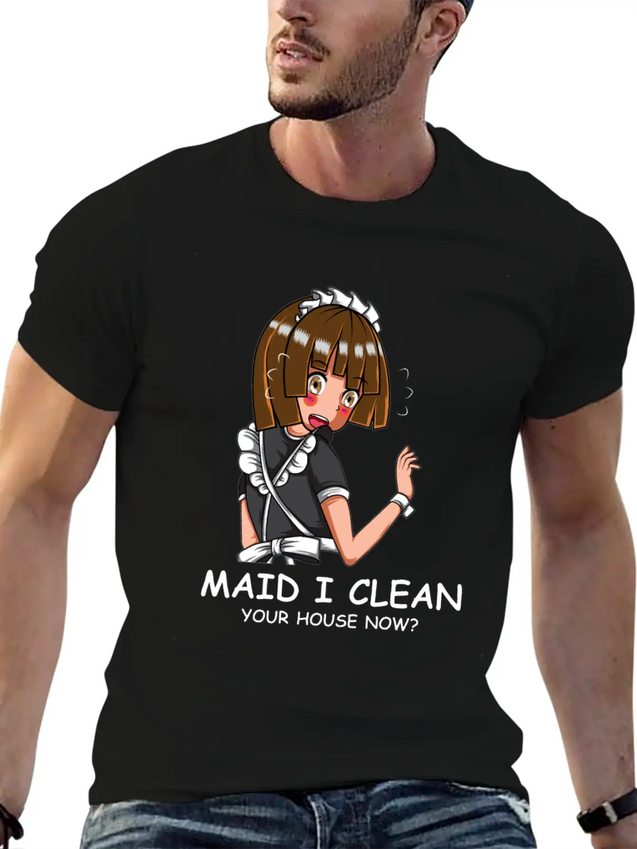 Clean House Industrious Person Gift Lightweight Cotton T-Shirt – Daily Comfort Graphic Shirt