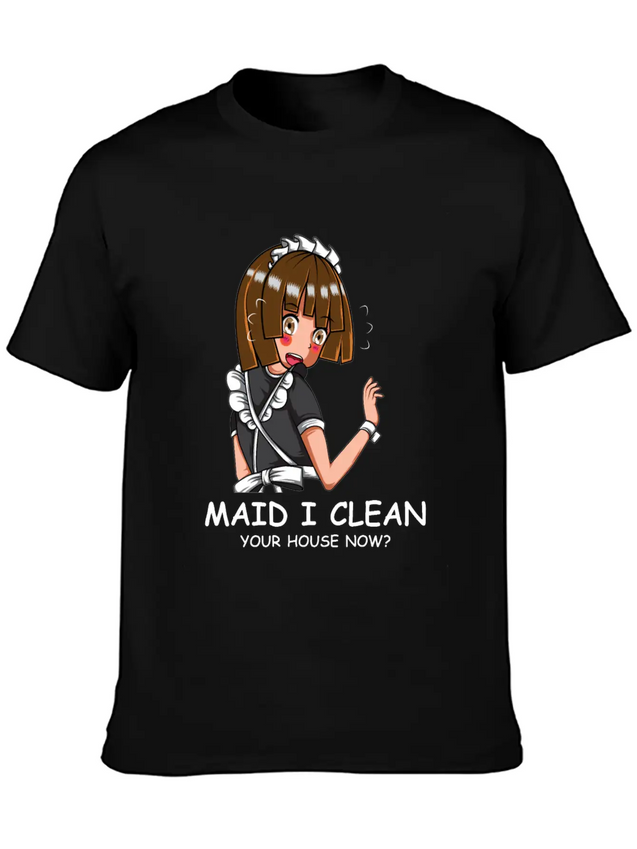 Clean House Industrious Person Gift Lightweight Cotton T-Shirt – Daily Comfort Graphic Shirt