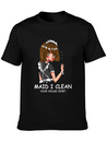 Clean House Industrious Person Gift Lightweight Cotton T-Shirt – Daily Comfort Graphic Shirt