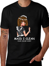 Clean House Industrious Person Gift Lightweight Cotton T-Shirt – Daily Comfort Graphic Shirt