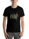Climbing Squirrel Critter Romantic Twilight Forest Lightweight Cotton T-Shirt – Daily Comfort Graphic Shirt