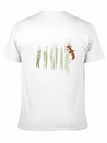 Climbing Squirrel Critter Romantic Twilight Forest Lightweight Cotton T-Shirt – Daily Comfort Graphic Shirt
