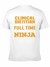 Clinical Dietitian Lightweight Cotton T-Shirt – Daily Comfort Graphic Shirt