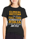 Clinical Dietitian Lightweight Cotton T-Shirt – Daily Comfort Graphic Shirt