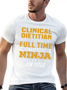 Clinical Dietitian Lightweight Cotton T-Shirt – Daily Comfort Graphic Shirt