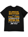 Clinical Dietitian Lightweight Cotton T-Shirt – Daily Comfort Graphic Shirt