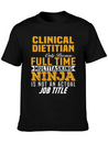 Clinical Dietitian Lightweight Cotton T-Shirt – Daily Comfort Graphic Shirt