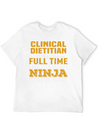 Clinical Dietitian Lightweight Cotton T-Shirt – Daily Comfort Graphic Shirt