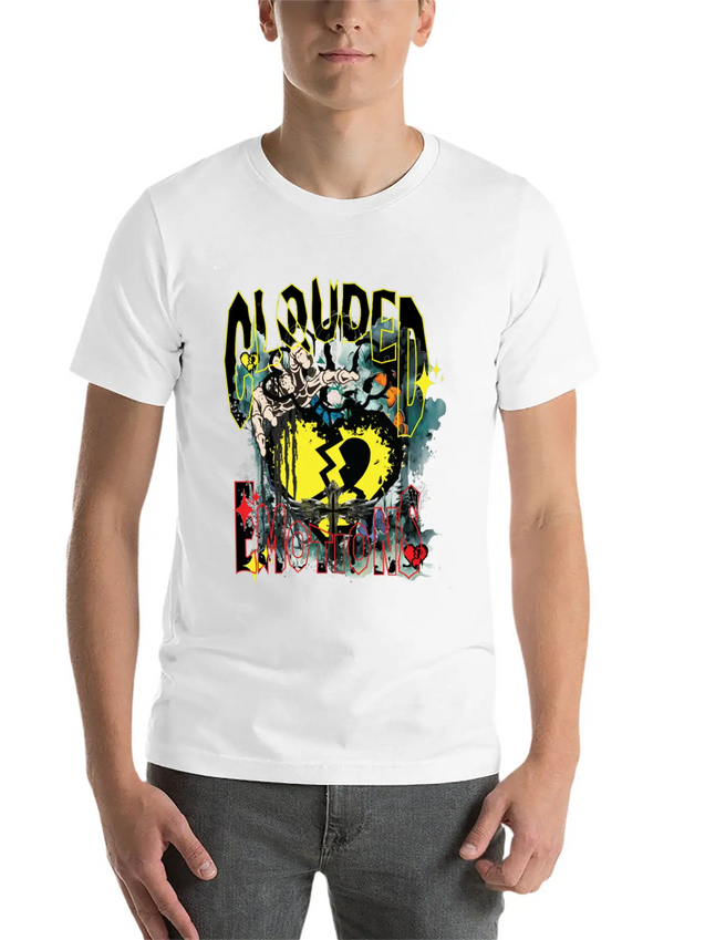 Clouded Emotion Lightweight Cotton T-Shirt – Daily Comfort Graphic Shirt