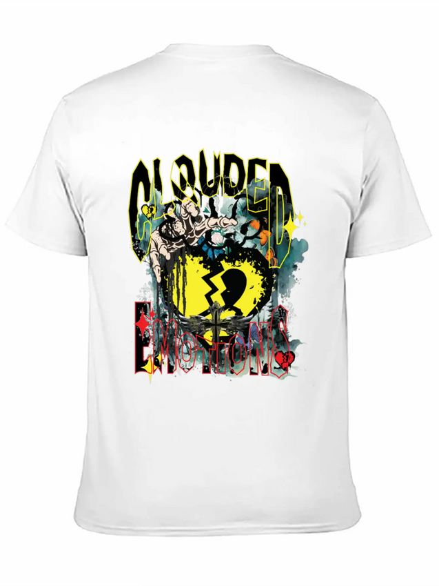 Clouded Emotion Lightweight Cotton T-Shirt – Daily Comfort Graphic Shirt