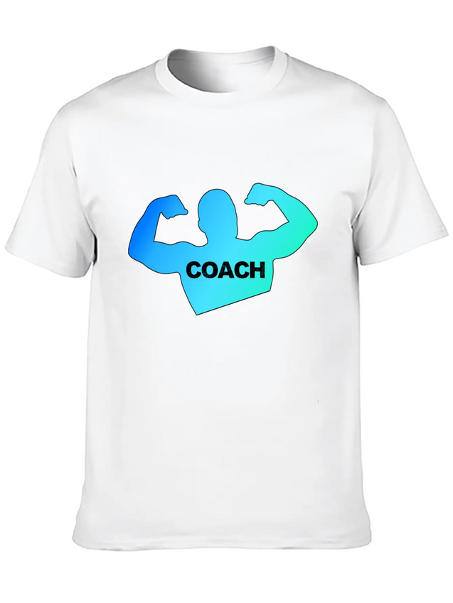 Coach Coach Coach Trainer Trainer Trainer Lightweight Cotton T-Shirt – Daily Comfort Graphic Shirt