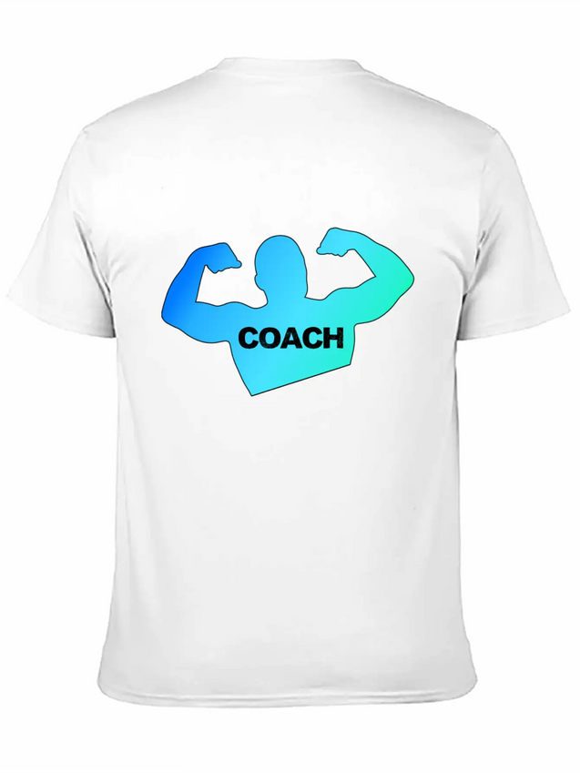 Coach Coach Coach Trainer Trainer Trainer Lightweight Cotton T-Shirt – Daily Comfort Graphic Shirt